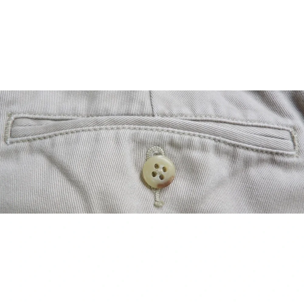 VTG Polo Ralph Lauren Tyler Shorts Men 38in Tan Classic Chino Pleated Cotton 90s